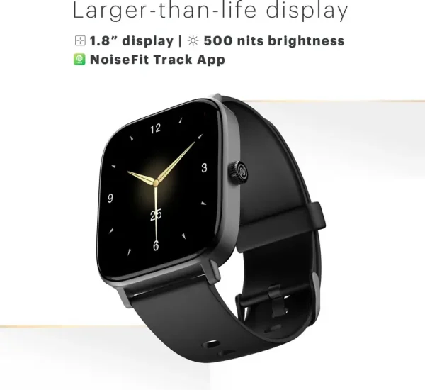 Noise Colorfit Icon 2 1.8'' Display with Bluetooth Calling, AI Voice Assistant Smartwatch (Black Strap, Regular)