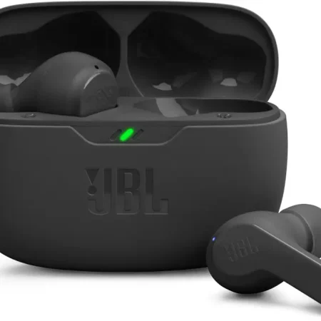 JBL Wave Beam TWS, 32Hr Playtime, IP54, Smart Ambient & TalkThru Mode, JBL App Bluetooth Headset (Black, In the Ear)